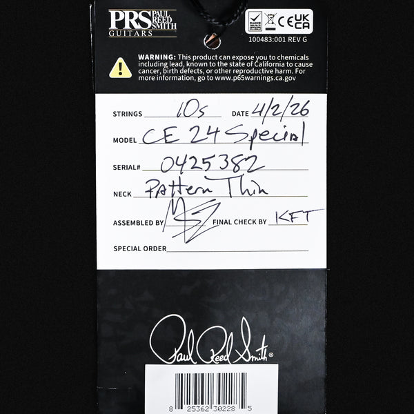 PRS CE 24 Special Electric Guitar- Sprayer's Choice 2026 (0425382)