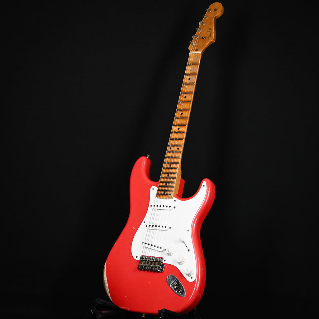 Fender Custom Shop Special Edition 1958 Compound Radius Stratocaster Relic- Aged Fiesta Red (CZ589621)