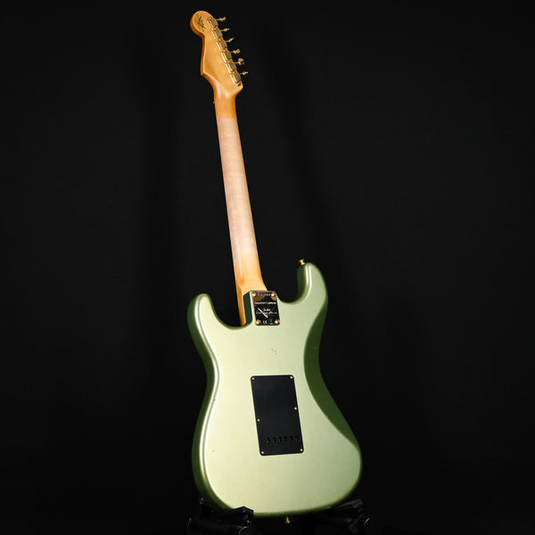 Fender Custom Shop Limited-Edition '65 Dual-Mag Strat Journeyman Relic- Aged Sage Green Metallic (CZ570850)