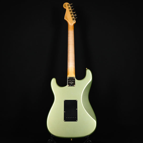 Fender Custom Shop Limited-Edition '65 Dual-Mag Strat Journeyman Relic- Aged Sage Green Metallic (CZ570850)