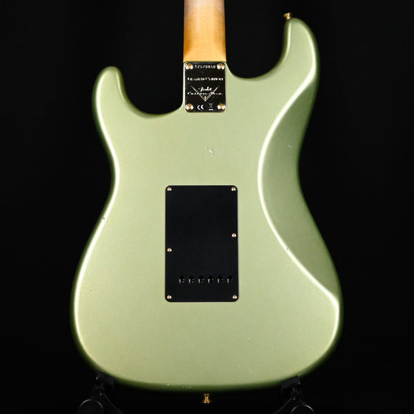 Fender Custom Shop Limited-Edition '65 Dual-Mag Strat Journeyman Relic- Aged Sage Green Metallic (CZ570850)