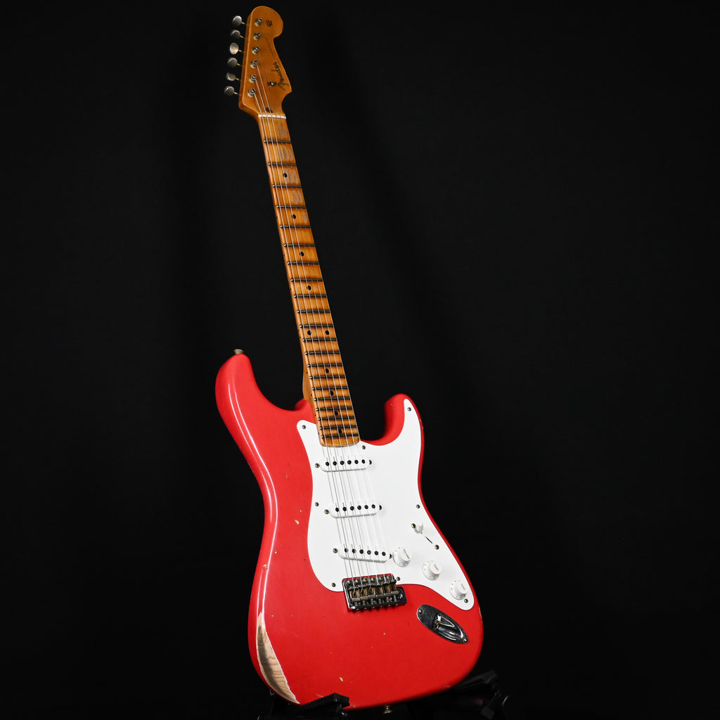 Fender Custom Shop Special Edition 1958 Compound Radius Stratocaster Relic- Aged Fiesta Red (CZ589621)