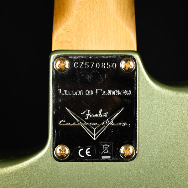 Fender Custom Shop Limited-Edition '65 Dual-Mag Strat Journeyman Relic- Aged Sage Green Metallic (CZ570850)