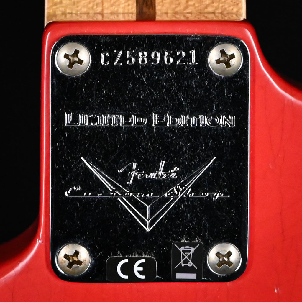 Fender Custom Shop Special Edition 1958 Compound Radius Stratocaster Relic- Aged Fiesta Red (CZ589621)