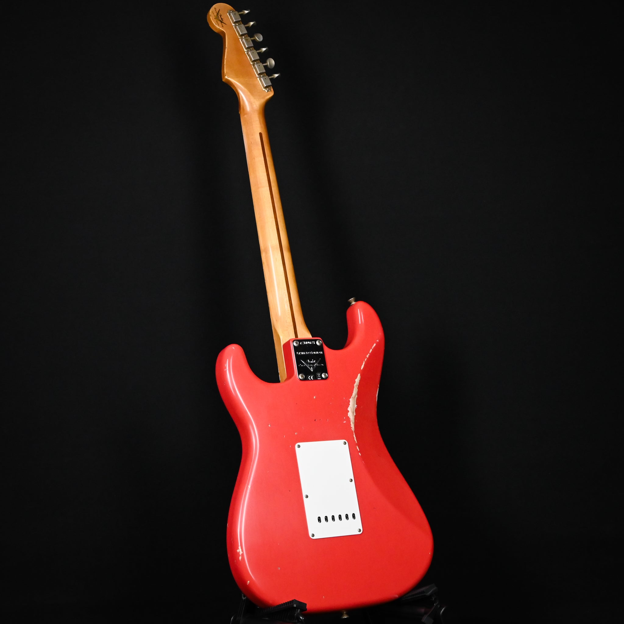 Fender Custom Shop Special Edition 1958 Compound Radius Stratocaster Relic- Aged Fiesta Red (CZ589621)