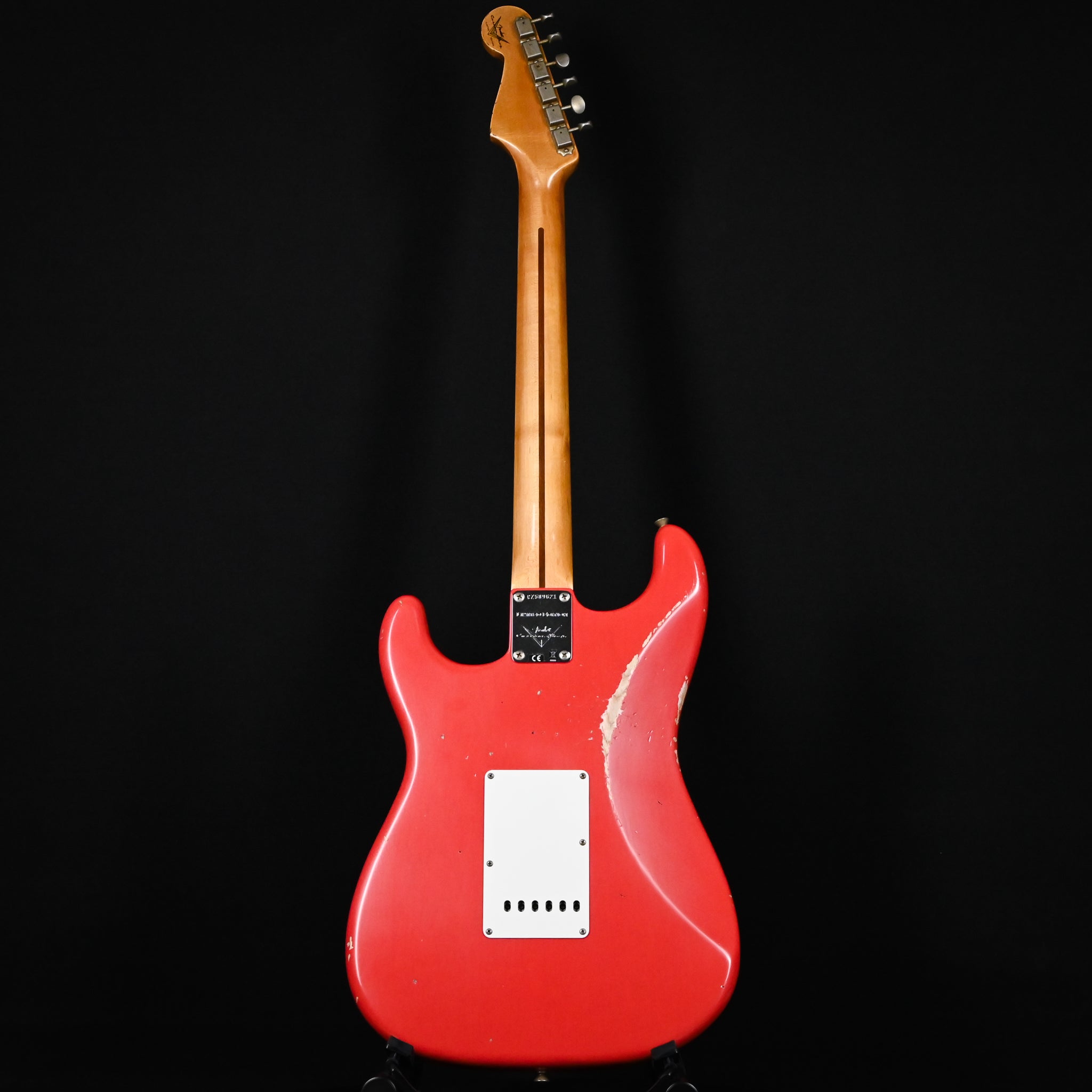 Fender Custom Shop Special Edition 1958 Compound Radius Stratocaster Relic- Aged Fiesta Red (CZ589621)
