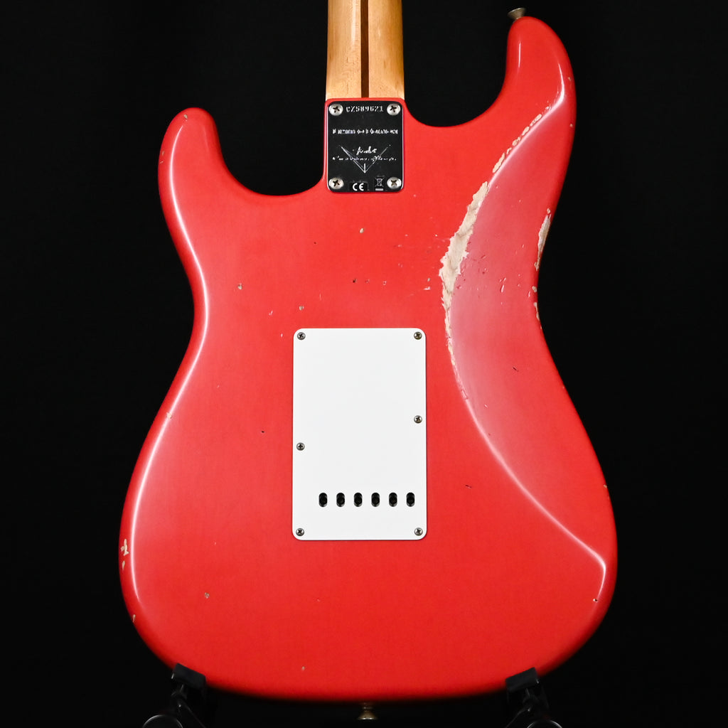 Fender Custom Shop Special Edition 1958 Compound Radius Stratocaster Relic- Aged Fiesta Red (CZ589621)