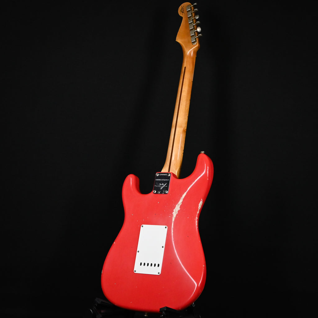 Fender Custom Shop Special Edition 1958 Compound Radius Stratocaster Relic- Aged Fiesta Red (CZ589621)