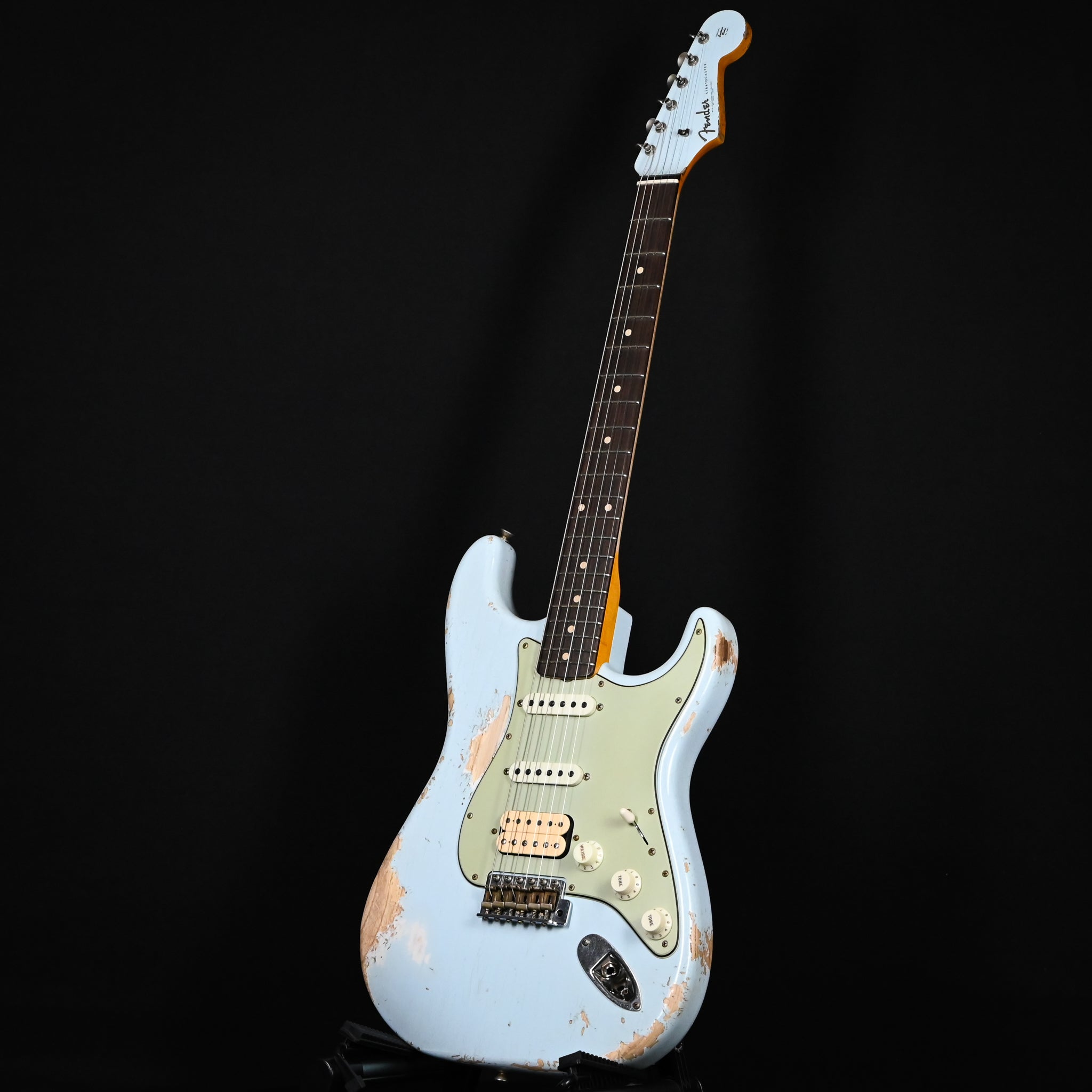 Fender Custom Shop '62 Stratocaster HSS w/ Painted Headcap, Heavy Relic- Sonic Blue 2026 (R134997)