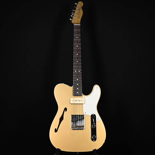 Fender Custom Shop Limited Edition P90 Korina Telecaster Deluxe Closet Classic- Aged Aztec Gold 2024 (R131780)