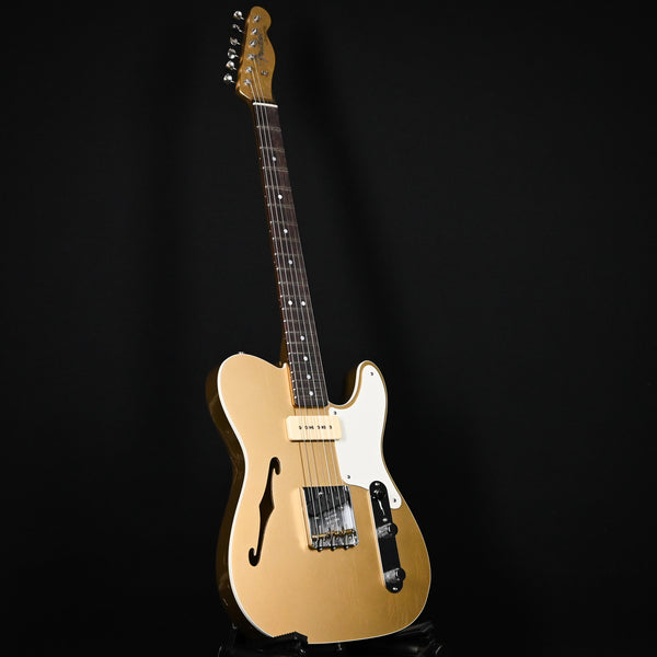 Fender Custom Shop Limited Edition P90 Korina Telecaster Deluxe Closet Classic- Aged Aztec Gold 2024 (R131780)