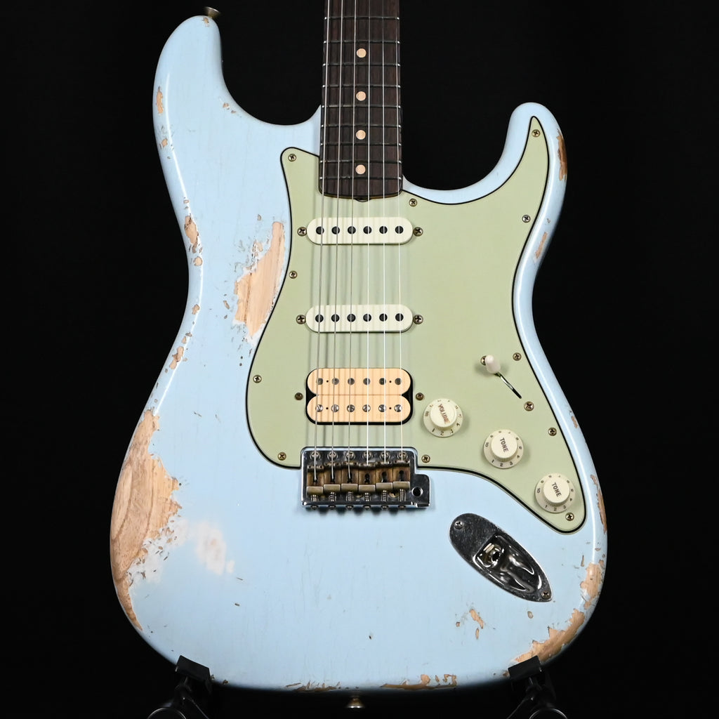 Fender Custom Shop '62 Stratocaster HSS w/ Painted Headcap, Heavy Relic- Sonic Blue 2026 (R134997)