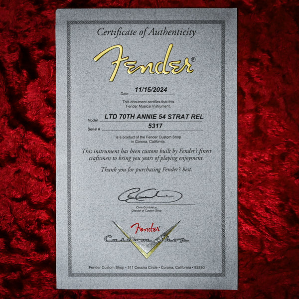 Fender Custom Shop Limited Edition 70th Anniversary '54 Stratocaster Relic- Wide Faded 2 Color Sunburst 2024 (XN5317)