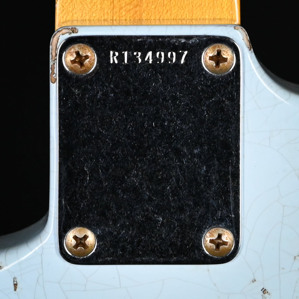 Fender Custom Shop '62 Stratocaster HSS w/ Painted Headcap, Heavy Relic- Sonic Blue 2026 (R134997)
