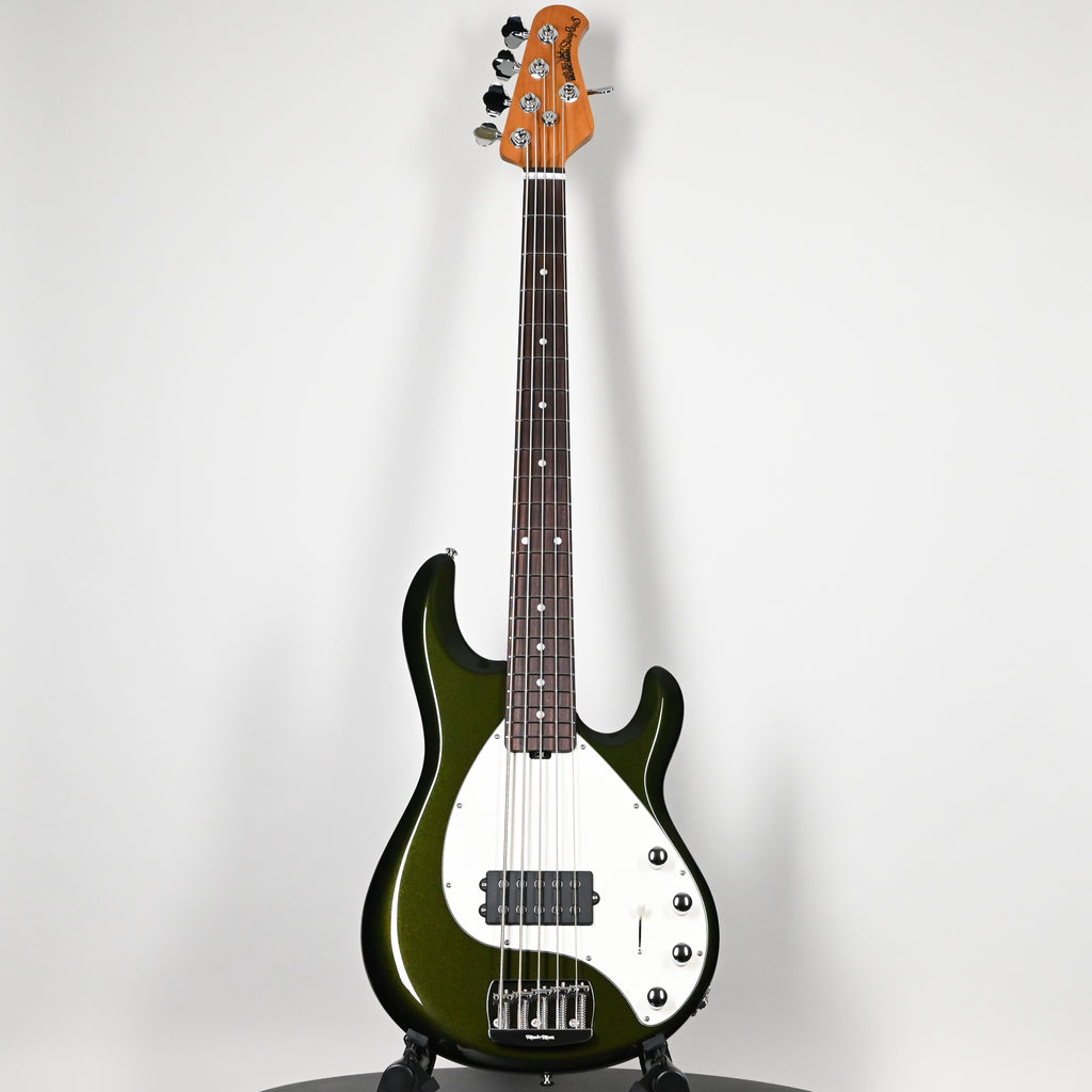 Ernie Ball Music Man StingRay 5 Special H 5-String Bass Guitar- Fallout Green (K07301)