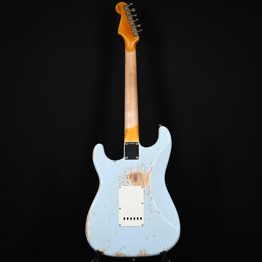 Fender Custom Shop '62 Stratocaster HSS w/ Painted Headcap, Heavy Relic- Sonic Blue 2026 (R134997)