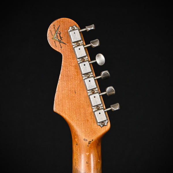 Fender Custom Shop Limited Edition 60/63 Stratocaster Super Heavy Relic- Super Faded Aged Fiesta Red/ 3 Color Sunburst 2025 (CZ585901)