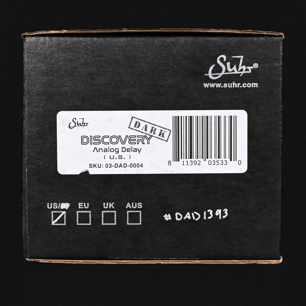 Suhr Dark Discovery Analog Delay Pedal (DAD1393)