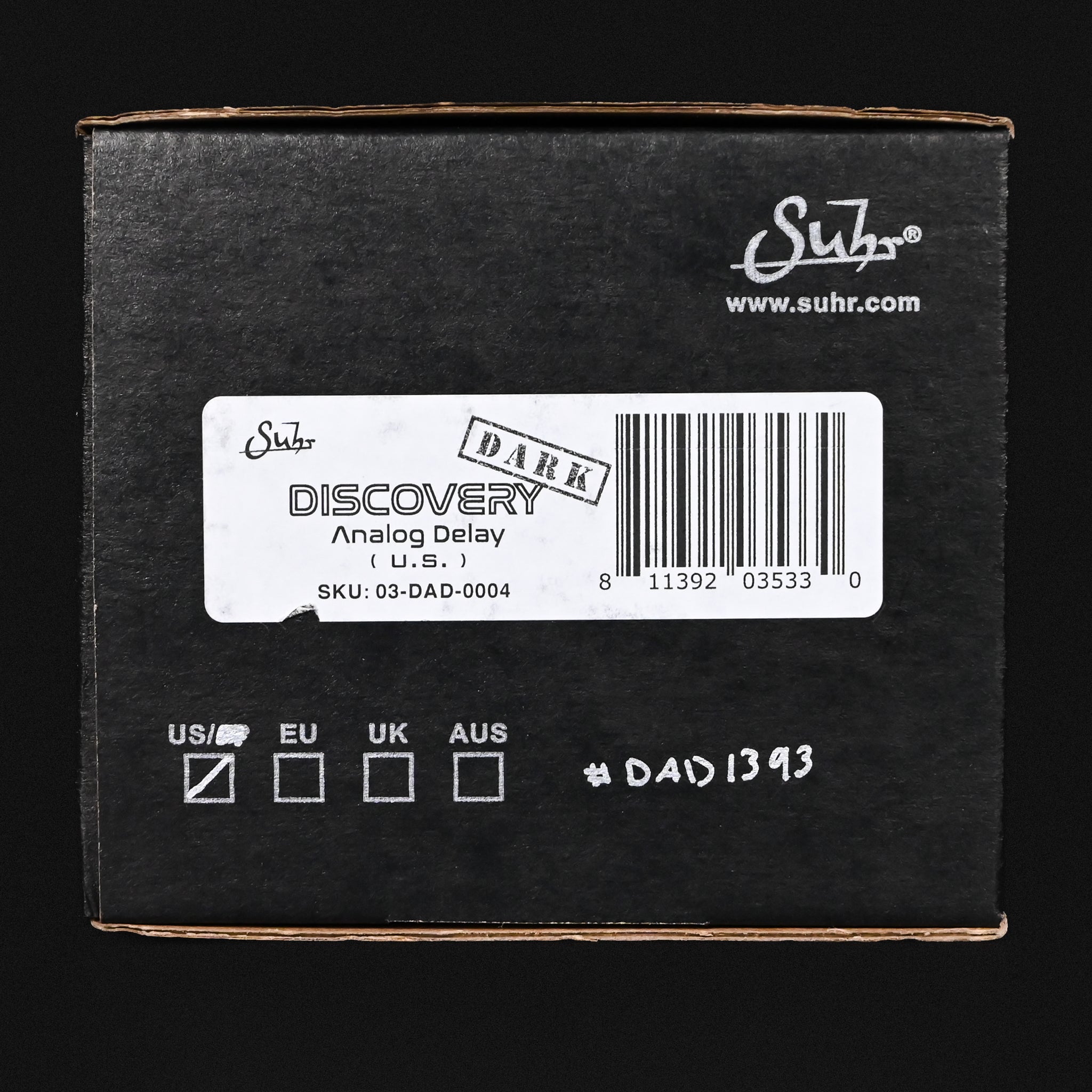Suhr Dark Discovery Analog Delay Pedal (DAD1393)