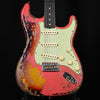 Fender Custom Shop Limited Edition 60/63 Stratocaster Super Heavy Relic- Super Faded Aged Fiesta Red/ 3 Color Sunburst 2025 (CZ585901)