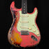 Fender Custom Shop Limited Edition 60/63 Stratocaster Super Heavy Relic- Super Faded Aged Fiesta Red/ 3 Color Sunburst 2025 (CZ585901)