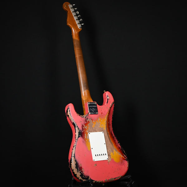 Fender Custom Shop Limited Edition 60/63 Stratocaster Super Heavy Relic- Super Faded Aged Fiesta Red/ 3 Color Sunburst 2025 (CZ585901)