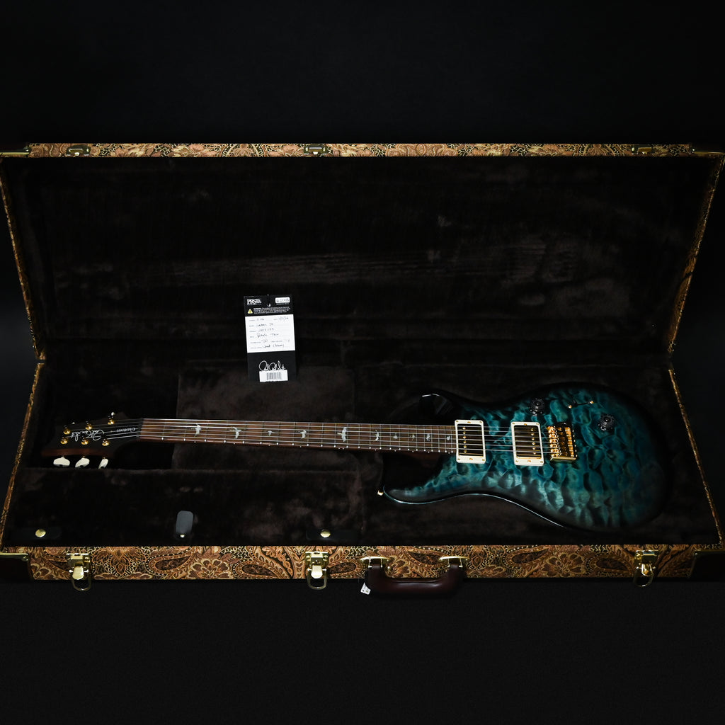 PRS Custom 24 Wood Library w/ 10-Top, Brazilian Rosewood, & 58/15 LT Pickups- Cobalt Smokeburst 2026 (0427075)