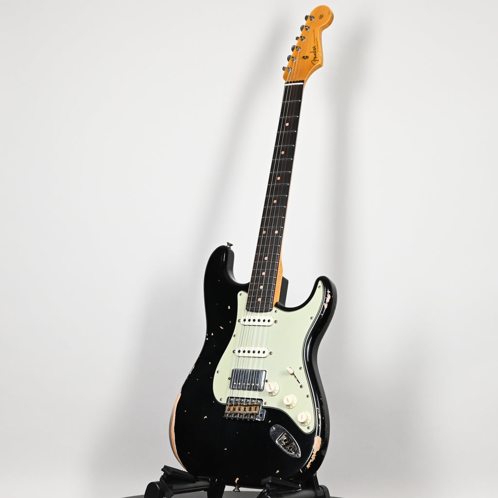 Fender Custom Shop '62 Stratocaster HSS w/ Alder Body, Relic- Black 2026 (R150853)