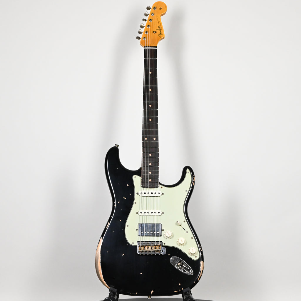 Fender Custom Shop '62 Stratocaster HSS w/ Alder Body, Relic- Black 2026 (R150853)