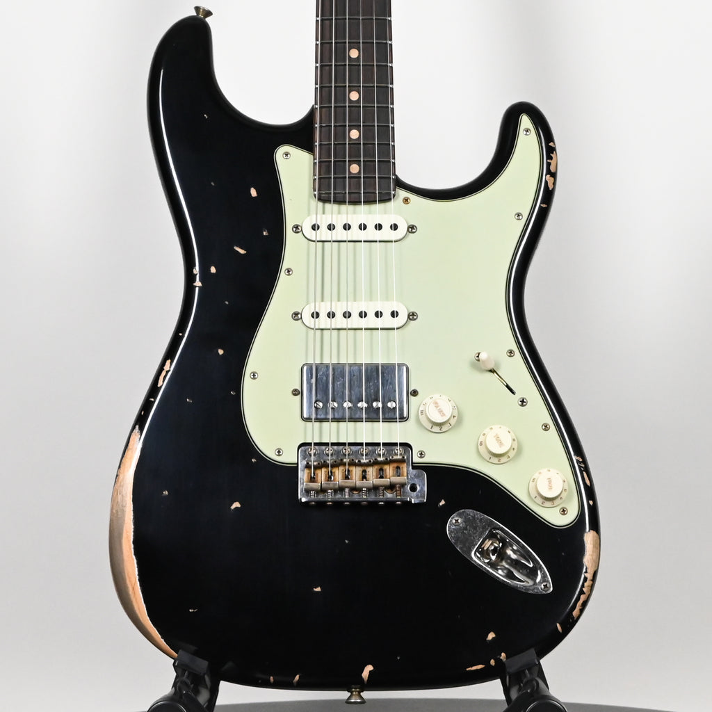 Fender Custom Shop '62 Stratocaster HSS w/ Alder Body, Relic- Black 2026 (R150853)