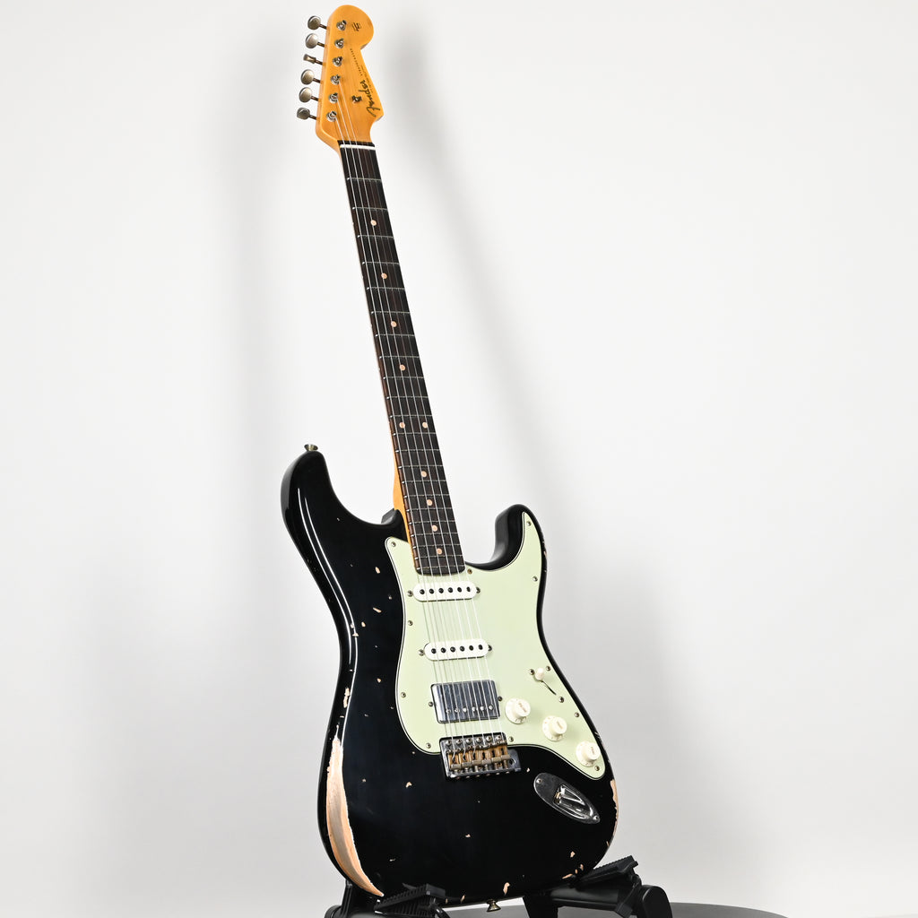 Fender Custom Shop '62 Stratocaster HSS w/ Alder Body, Relic- Black 2026 (R150853)