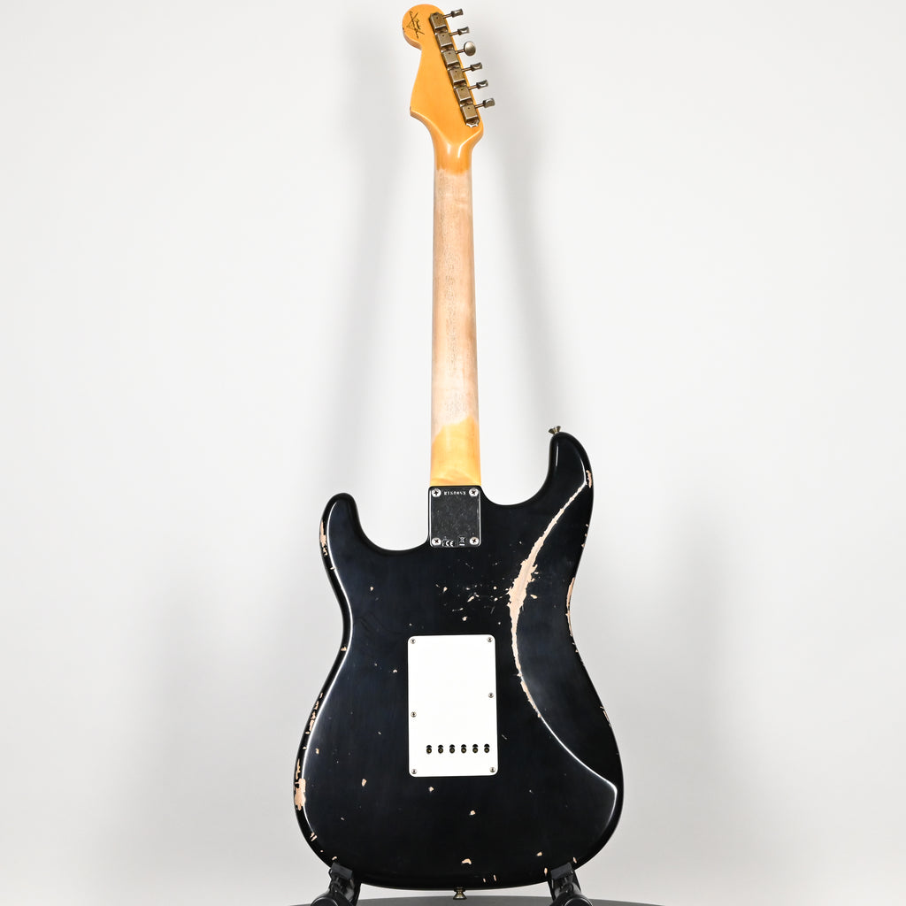 Fender Custom Shop '62 Stratocaster HSS w/ Alder Body, Relic- Black 2026 (R150853)