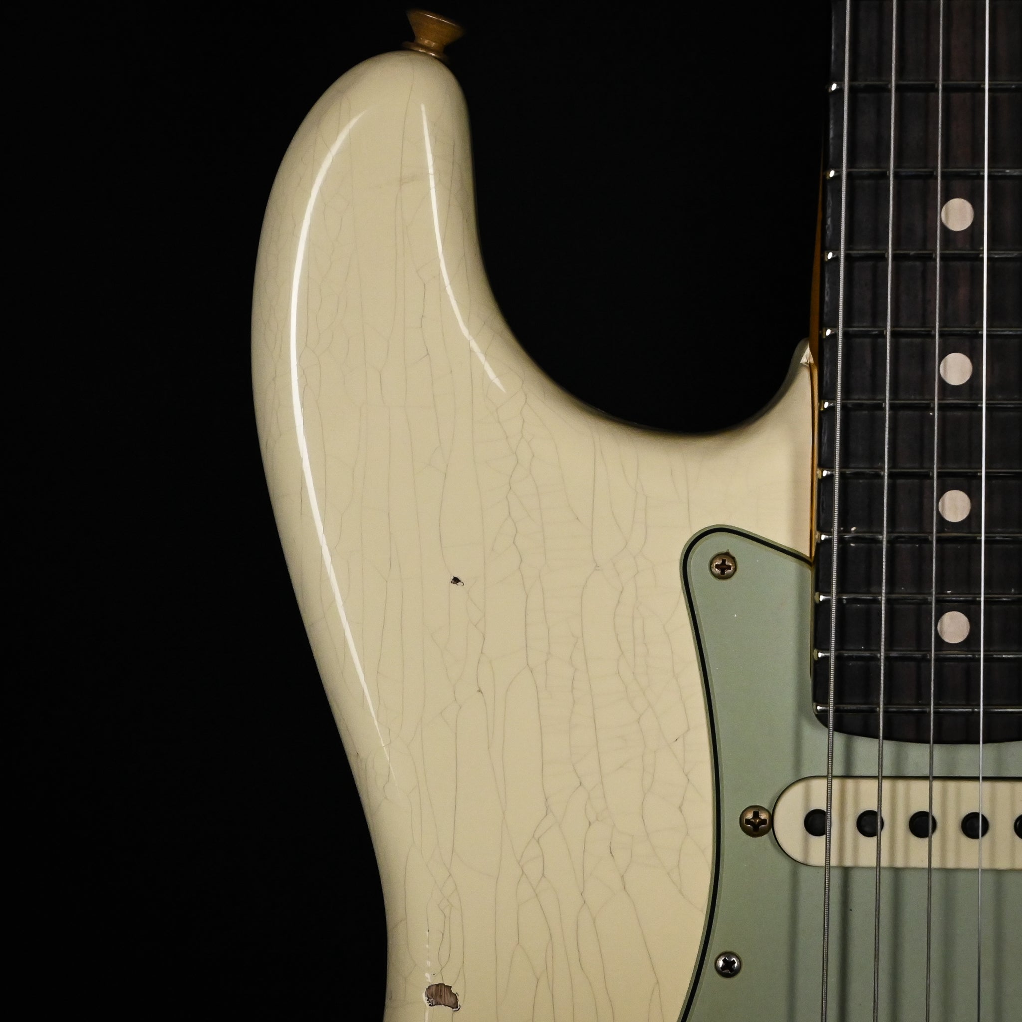 Fender Custom Shop '62 Stratocaster HSS w/ Ash Body, Relic- Vintage White 2026 (R150846)