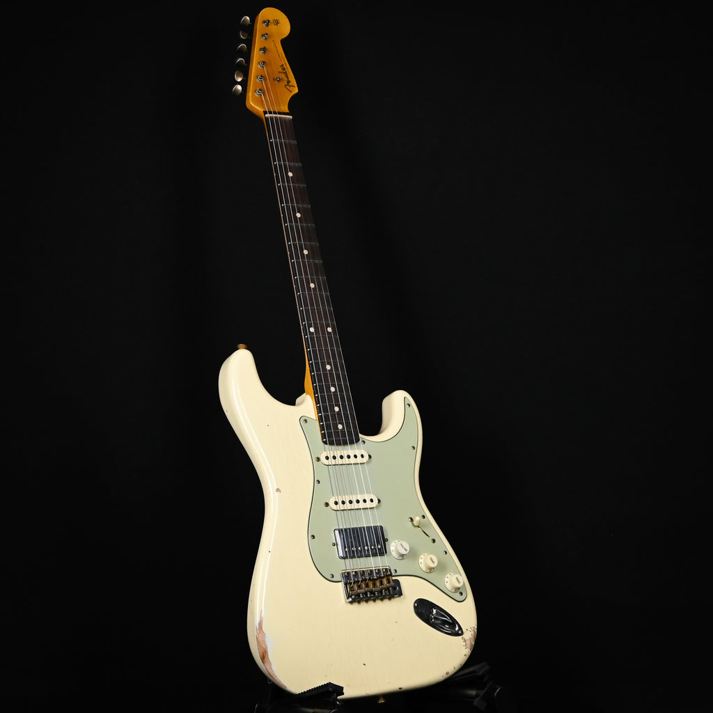 Fender Custom Shop '62 Stratocaster HSS w/ Ash Body, Relic- Vintage White 2026 (R150846)