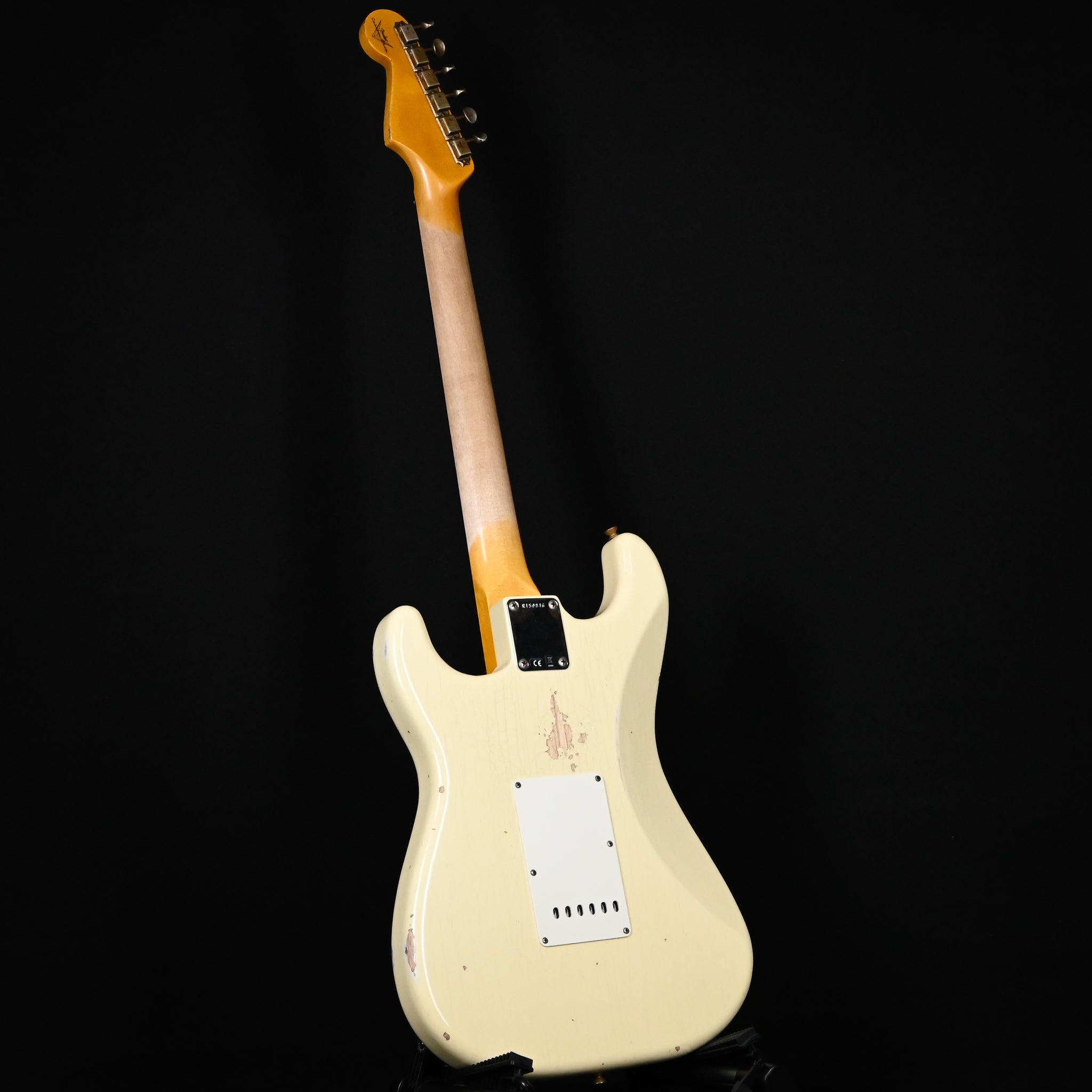 Fender Custom Shop '62 Stratocaster HSS w/ Ash Body, Relic- Vintage White 2026 (R150846)