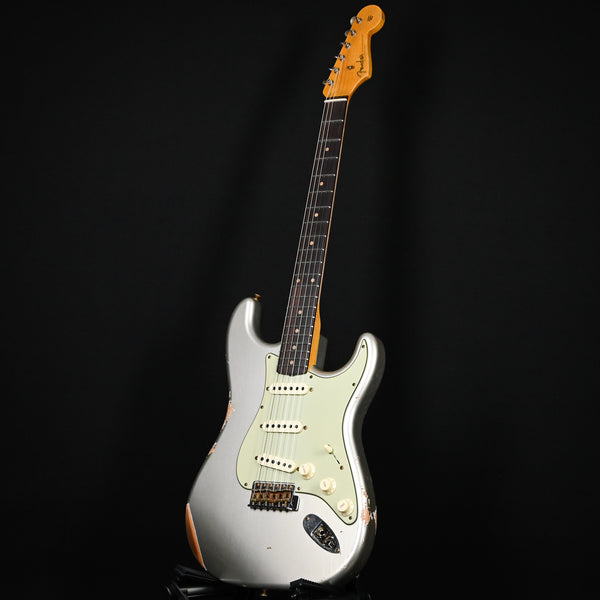 Fender Custom Shop Limited Edition Fat '59 Stratocaster Relic- Faded Aged Inca Silver 2024 (CZ583496)