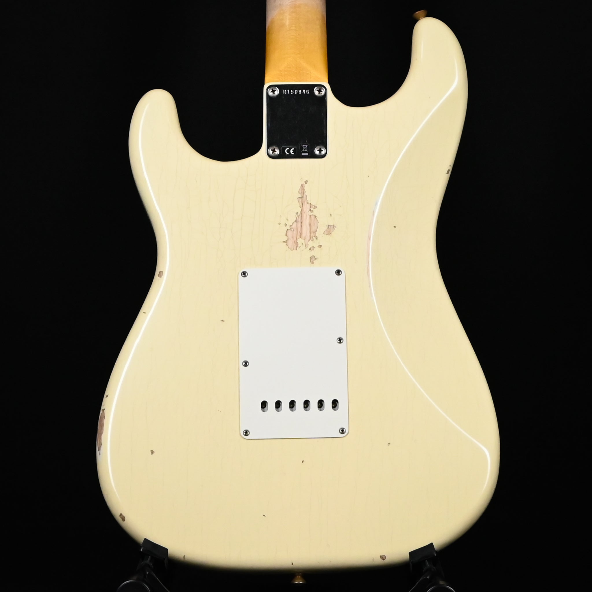 Fender Custom Shop '62 Stratocaster HSS w/ Ash Body, Relic- Vintage White 2026 (R150846)