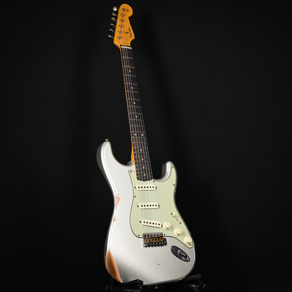 Fender Custom Shop Limited Edition Fat '59 Stratocaster Relic- Faded Aged Inca Silver 2024 (CZ583496)