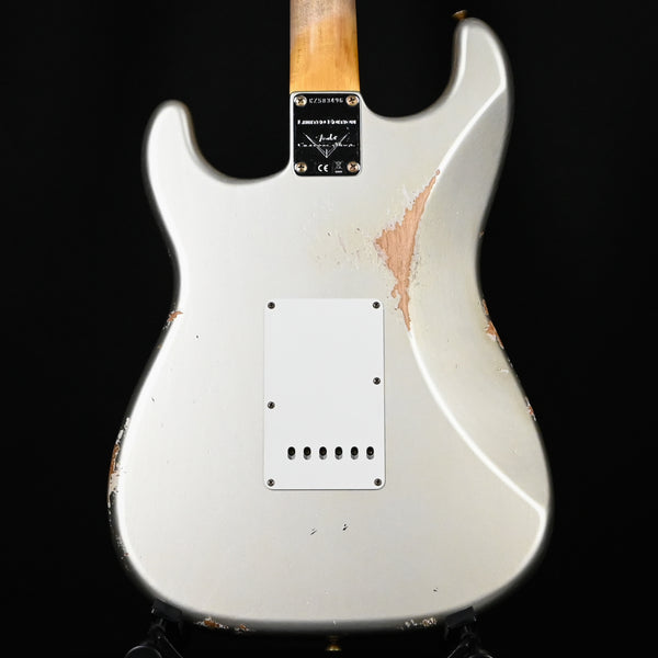 Fender Custom Shop Limited Edition Fat '59 Stratocaster Relic- Faded Aged Inca Silver 2024 (CZ583496)