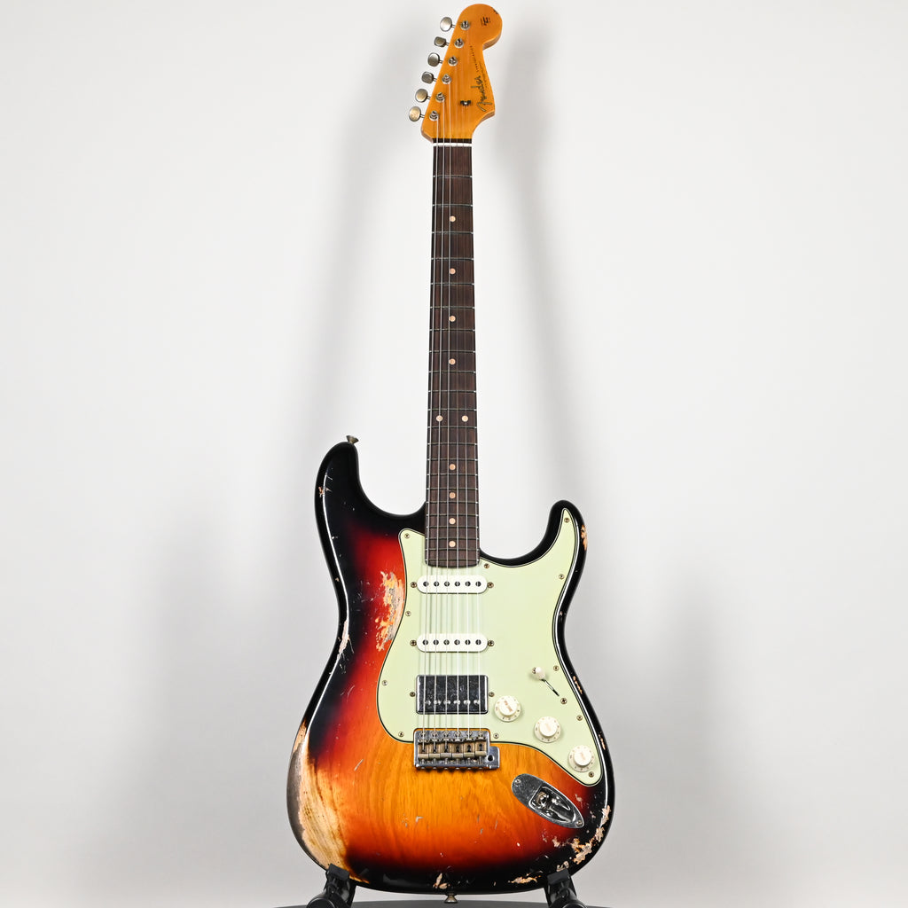 Fender Custom Shop '62 Stratocaster HSS w/ Ash Body, Heavy Relic- 3 Color Sunburst 2026 (R147781)