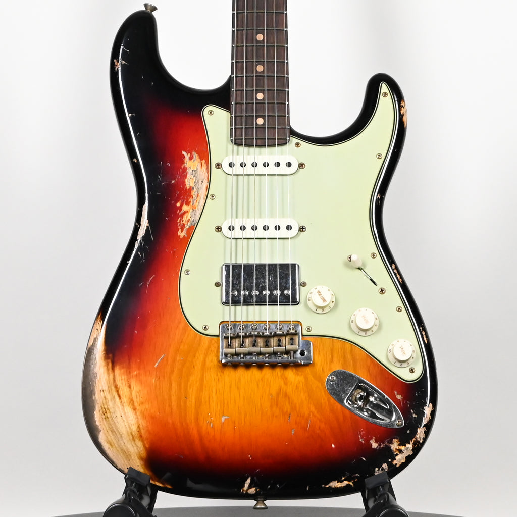 Fender Custom Shop '62 Stratocaster HSS w/ Ash Body, Heavy Relic- 3 Color Sunburst 2026 (R147781)