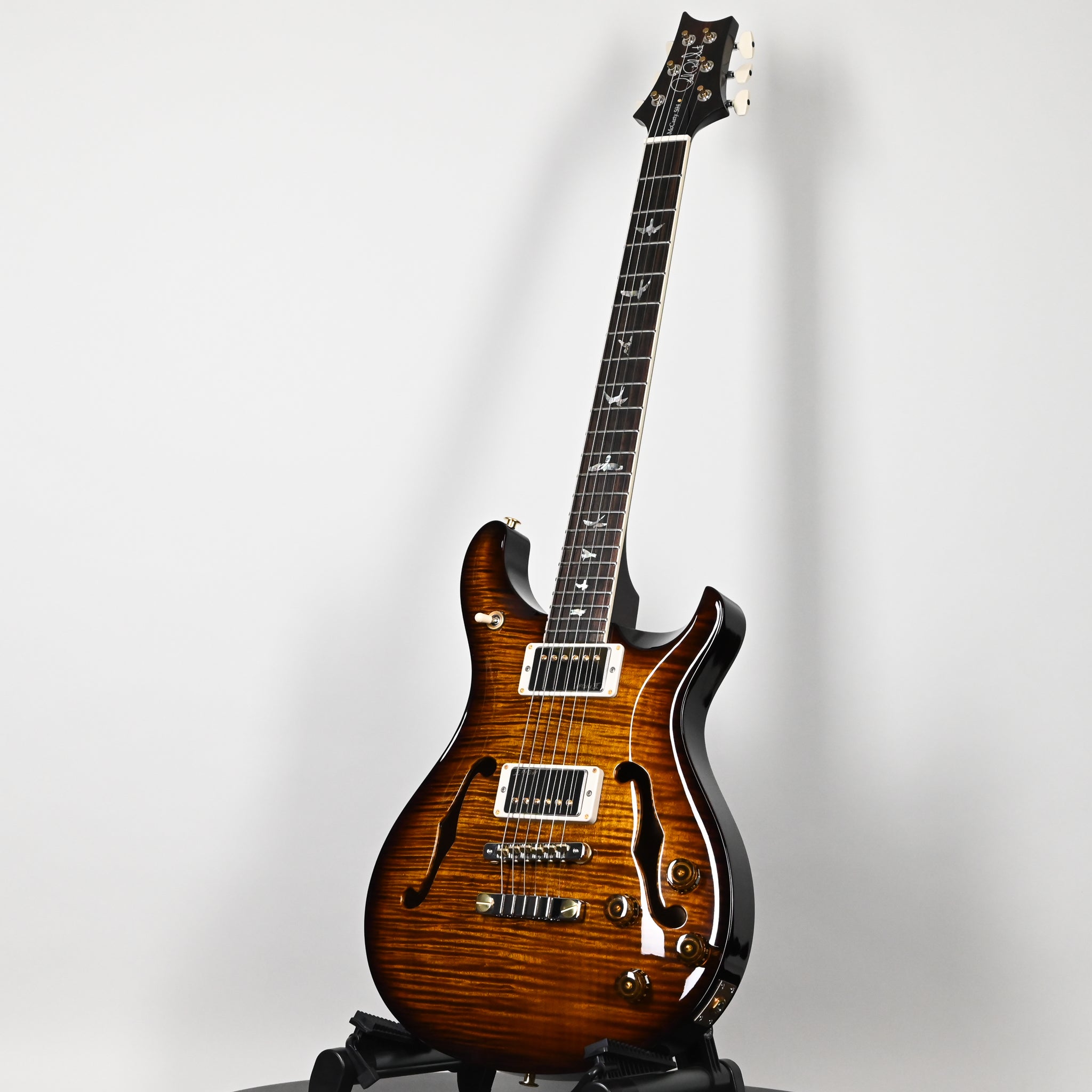 PRS McCarty 594 Hollowbody II w/ 10-Top- Black Gold Wraparound Burst 2025 (0414707)