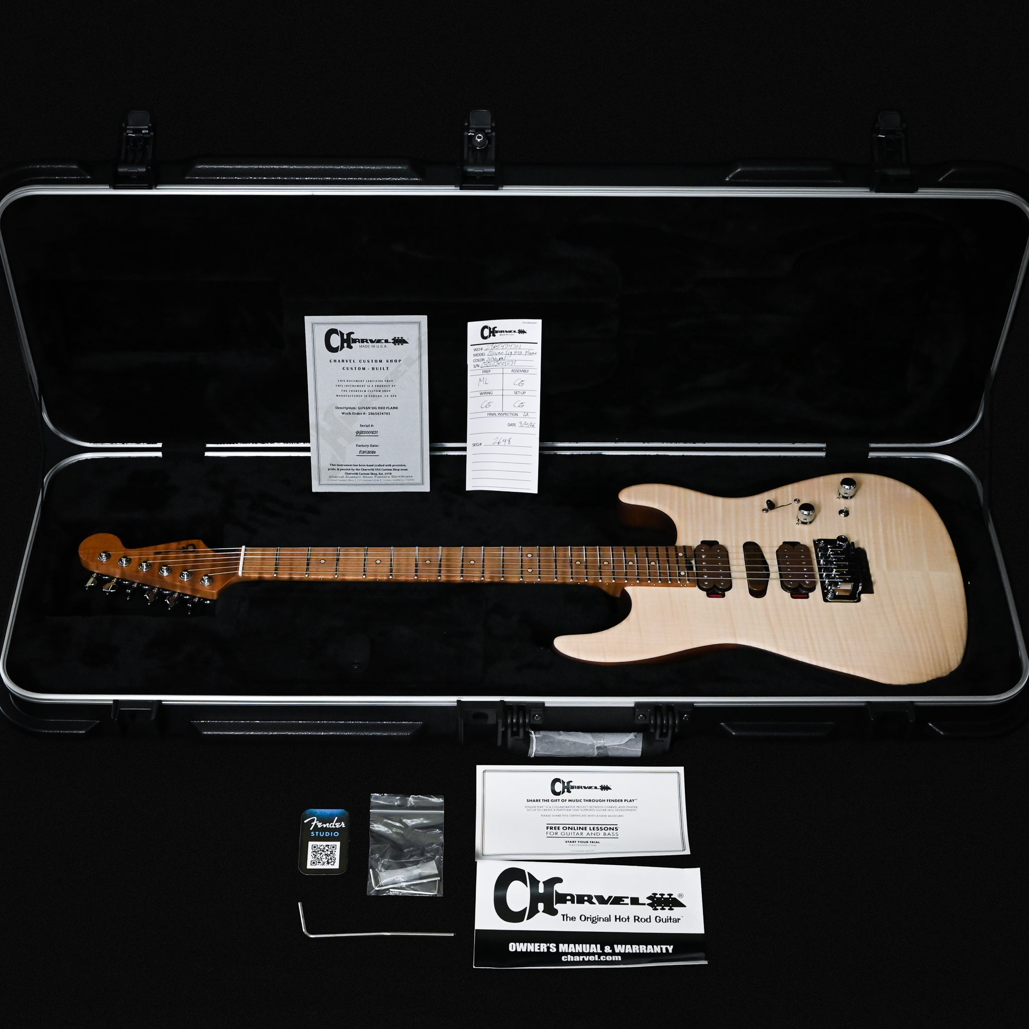 Charvel Guthrie Govan USA Signature HSH Flame Maple- Natural 2026 (GG23001231)