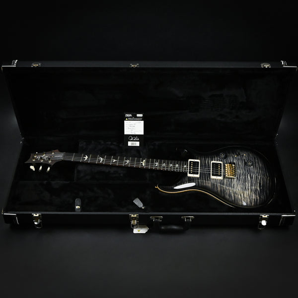 PRS Custom 24 10-Top Electric Guitar- Charcoal Burst (0387284)