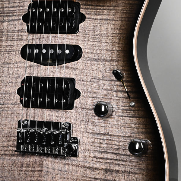 Suhr Modern Plus Electric Guitar- Faded Trans Charcoal Burst 2025 (91455)