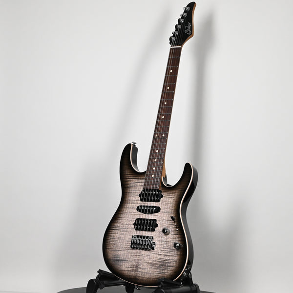 Suhr Modern Plus Electric Guitar- Faded Trans Charcoal Burst 2025 (91455)