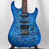 Tom Anderson Custom Drop Top Electric Guitar- Ultraviolet Blue w/ Blue Edge Burst w/ Binding 2025 (11-14-25A)