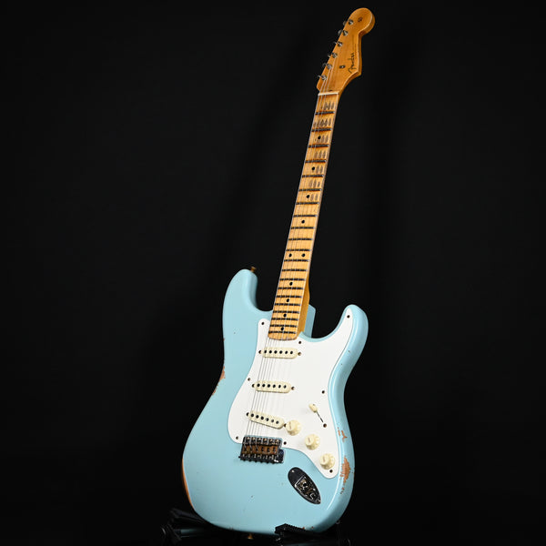 Fender Custom Shop Limited Edition '57 Stratocaster Relic- Faded Aged Daphne Blue 2024 (CZ581433)