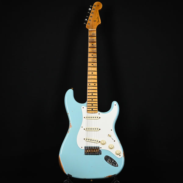 Fender Custom Shop Limited Edition '57 Stratocaster Relic- Faded Aged Daphne Blue 2024 (CZ581433)