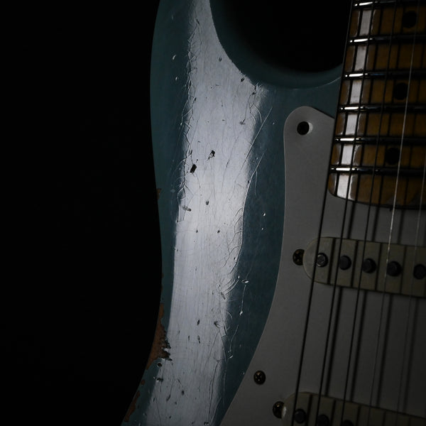 Fender Custom Shop Limited Edition '57 Stratocaster Relic- Faded Aged Daphne Blue 2024 (CZ581433)